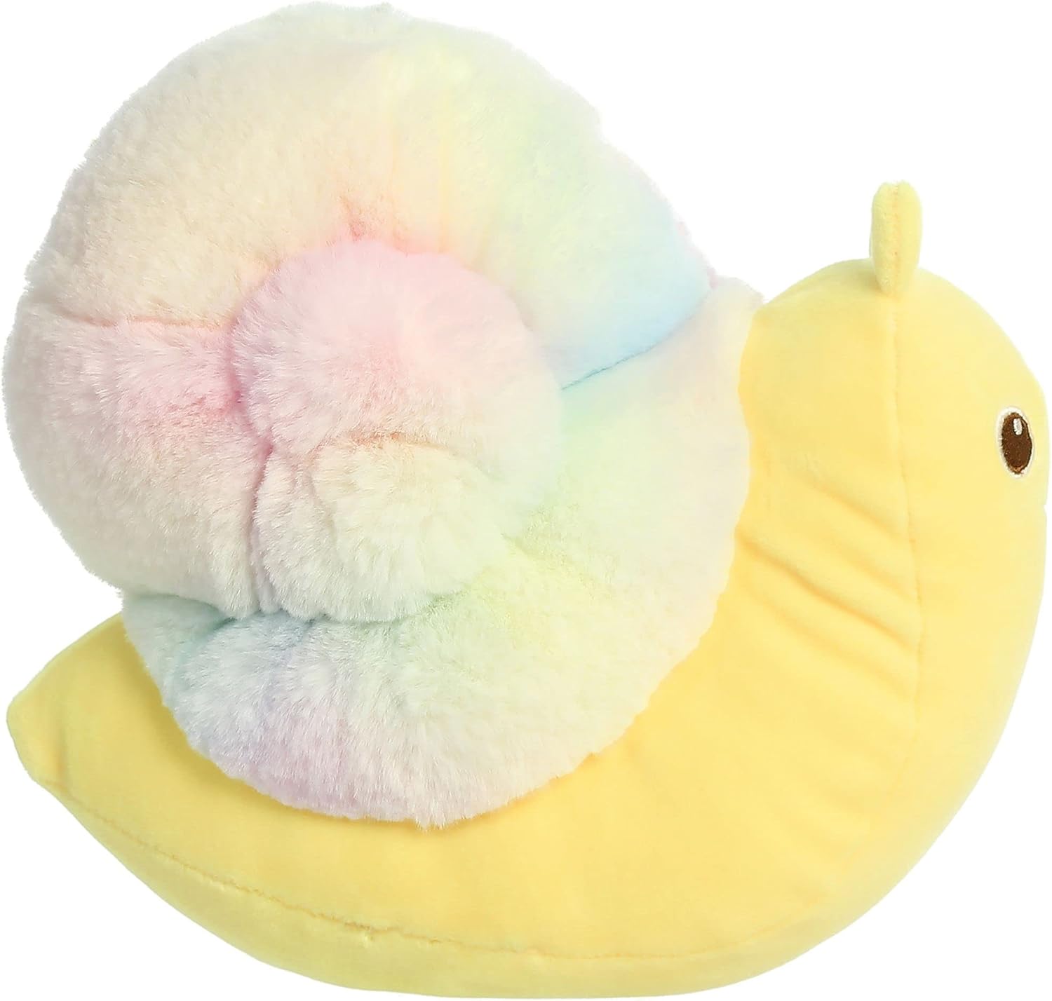 Aurora® Adorable Squishiverse™ Squishy Hugs™ Snail Stuffed Animal - Imaginative Play - Huggable Comfort - Yellow 8 Inches