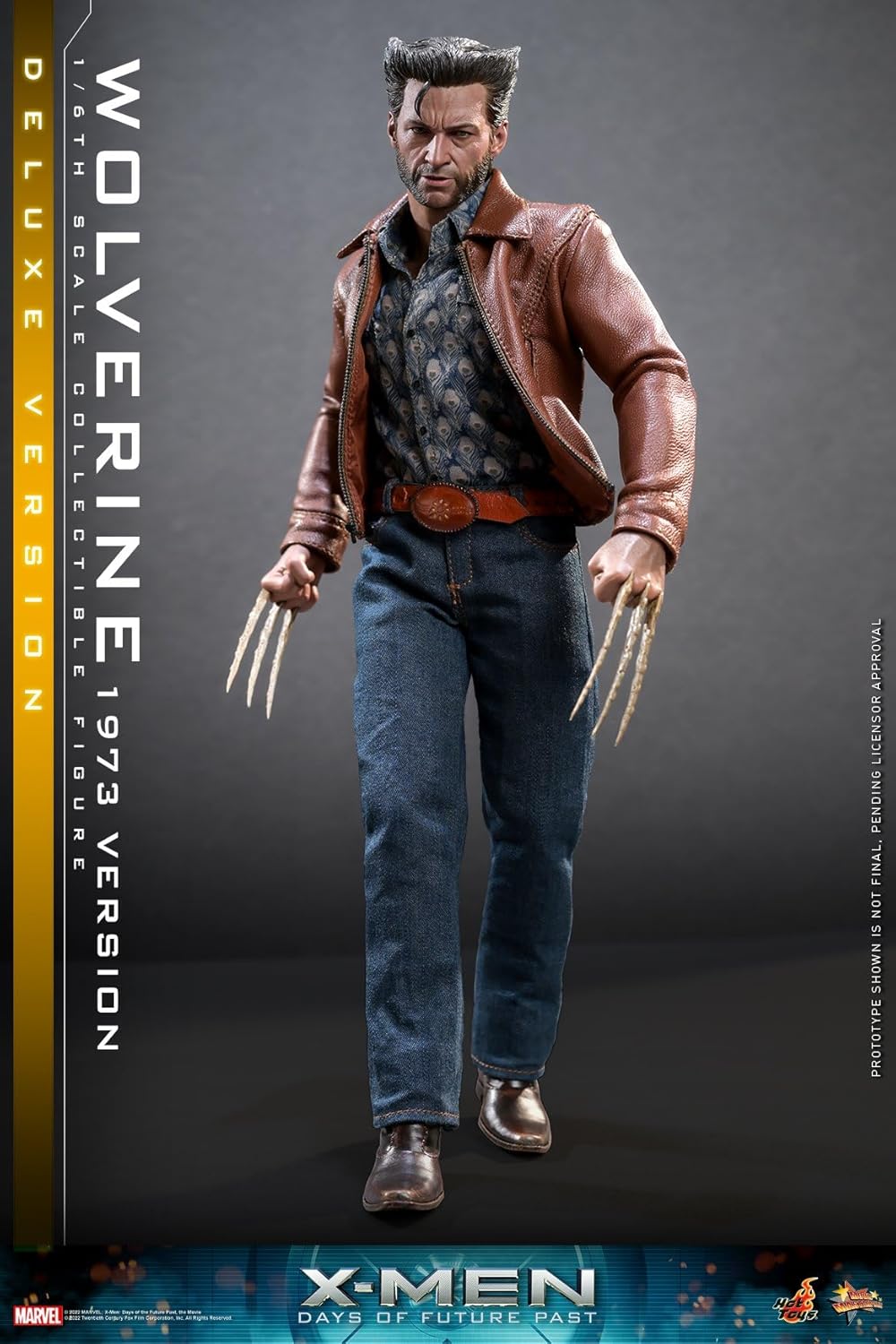 Hot Toys X-Men Days of Future Past figurine Movie Masterpiece 1/6 Wolverine (1973 Version) Deluxe Version 30 cm