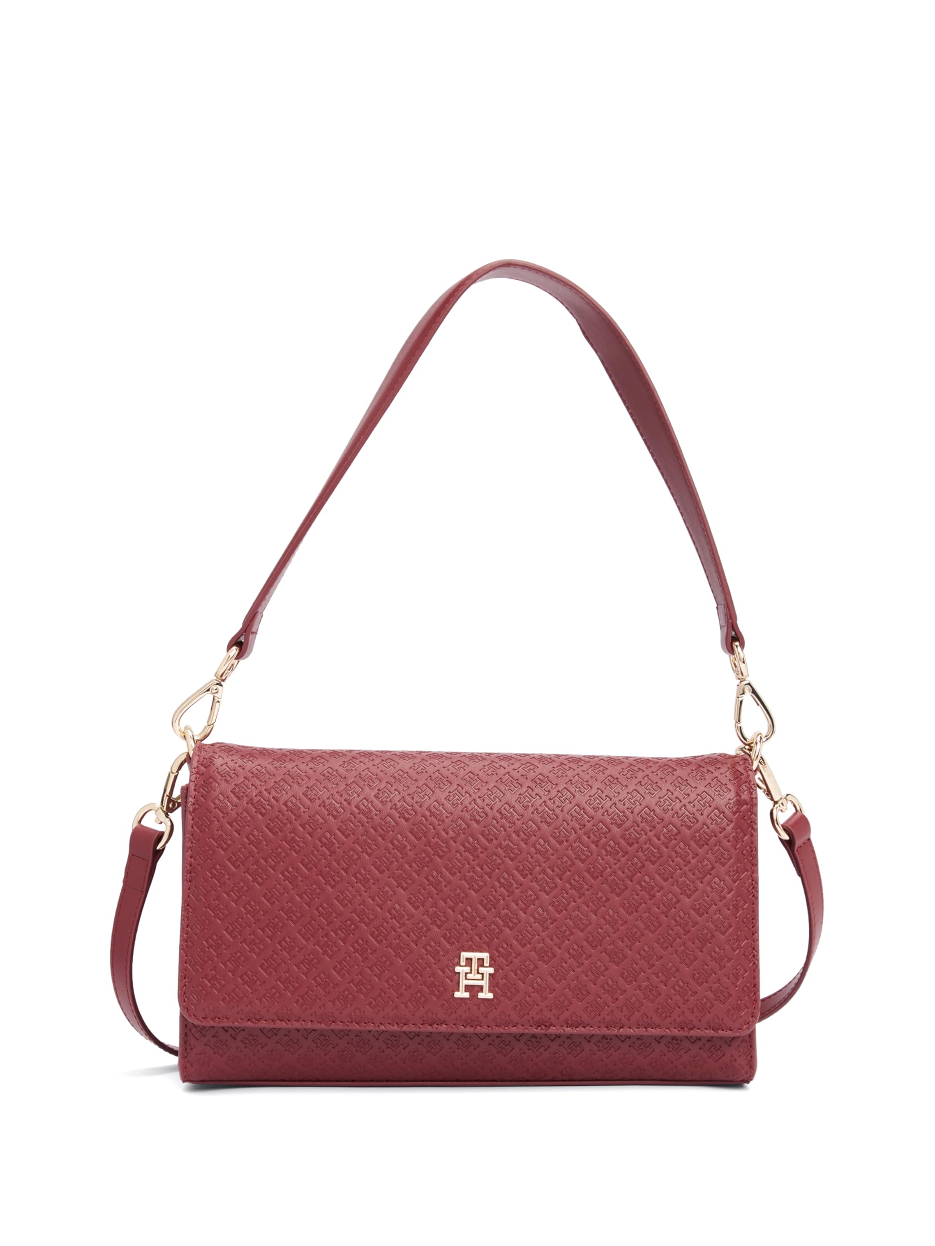 Tommy Hilfiger Monogram Shoulder Bag With Removable Crossbody Strap - Bolsa de hombro Mujer