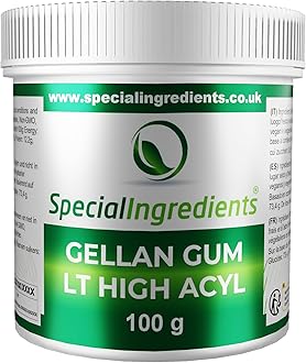 Gellan Gum High Acyl 100g Premium Quality Powder Non-GMO, Gluten Free – Recyclable Container