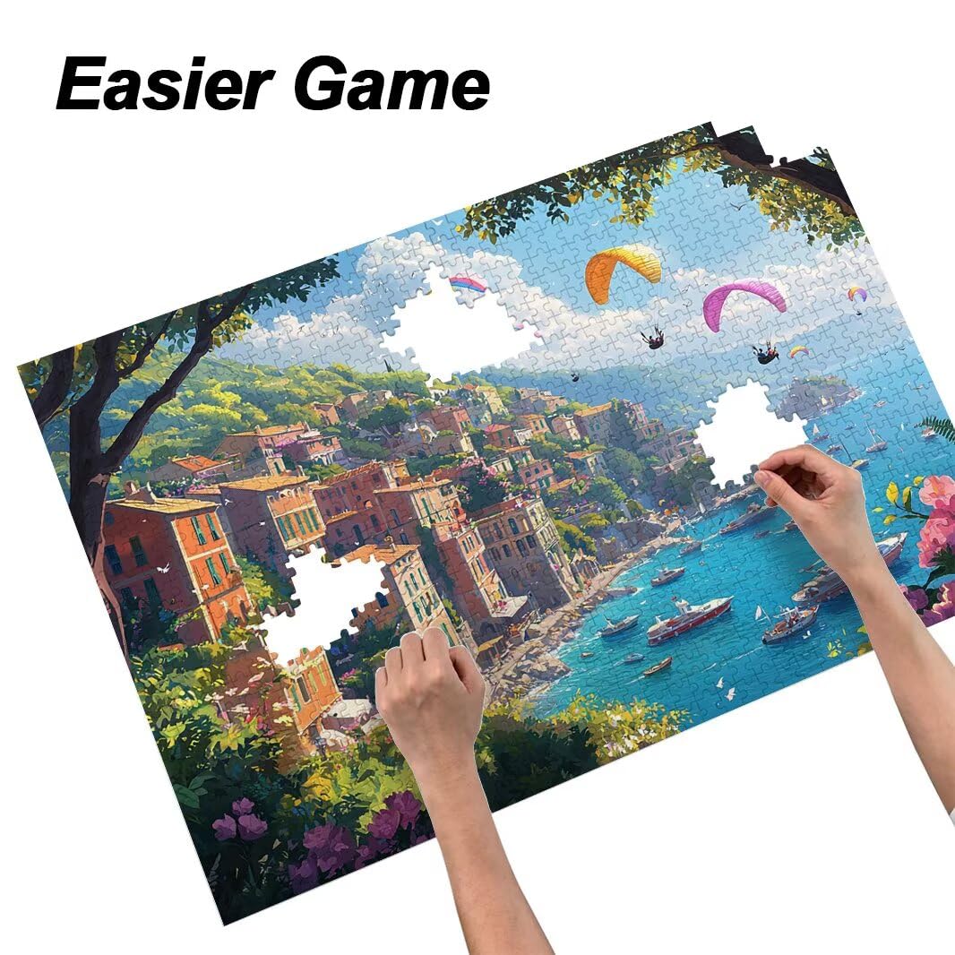Puzzle 2000 Pezzi, Puzzle Italia per Adulti, 100x71cm, Compact Box -4568