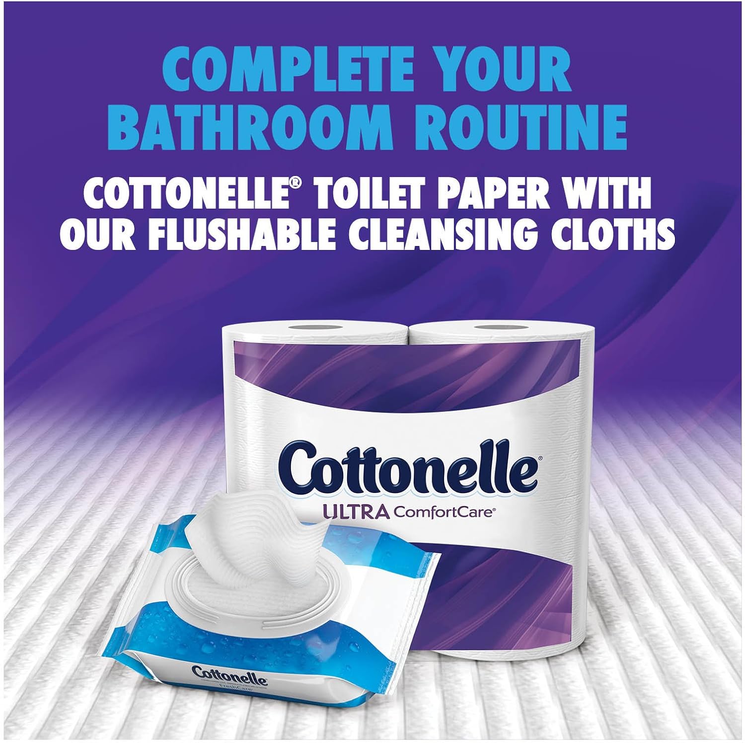 Cottonelle Ultra Comfort Care Toilet Paper, Bath Tissue, 6 Mega Toilet Paper Rolls