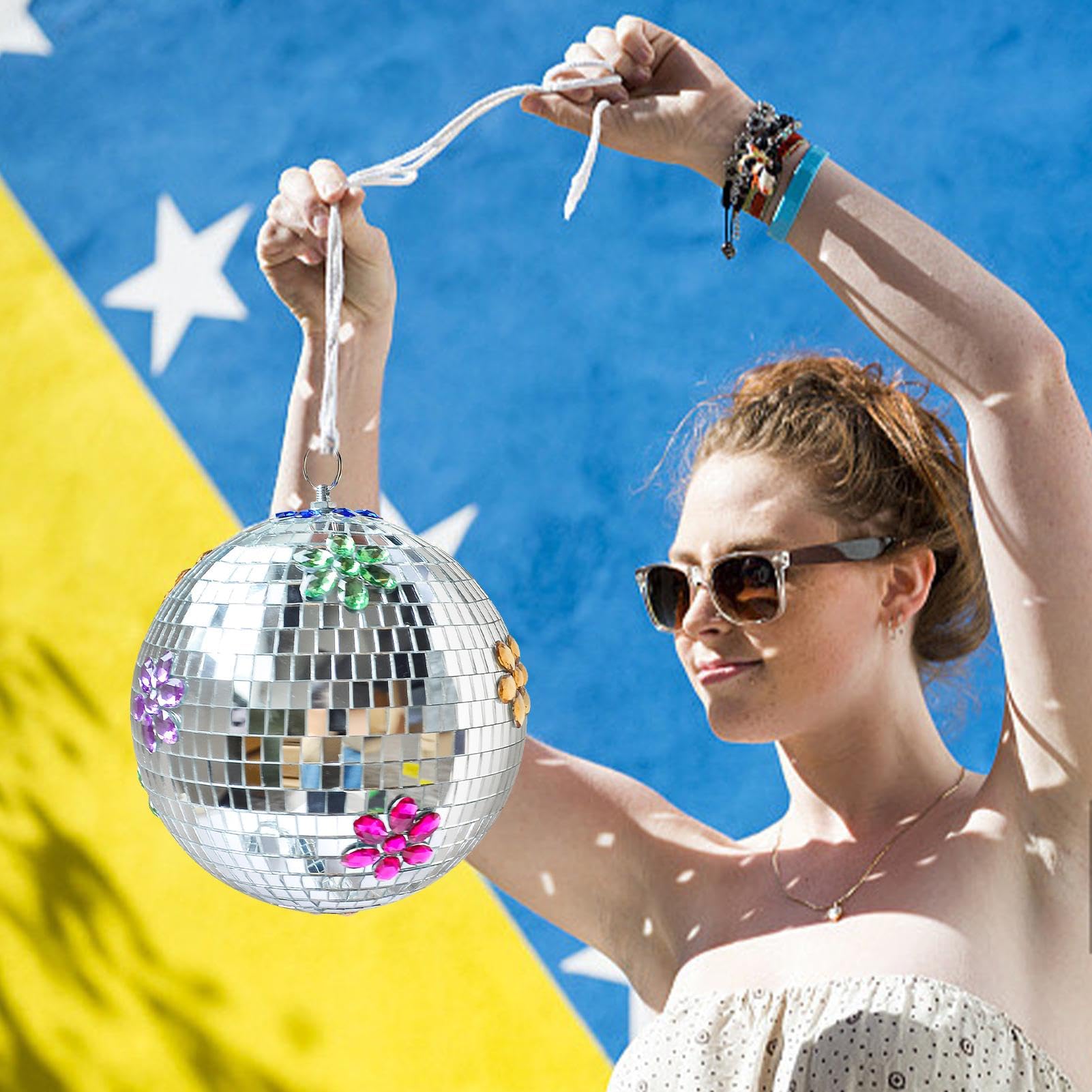 Amazon.co.jp: ミラーミラーボール,ミラーボール - 屋外用プロップ用 8