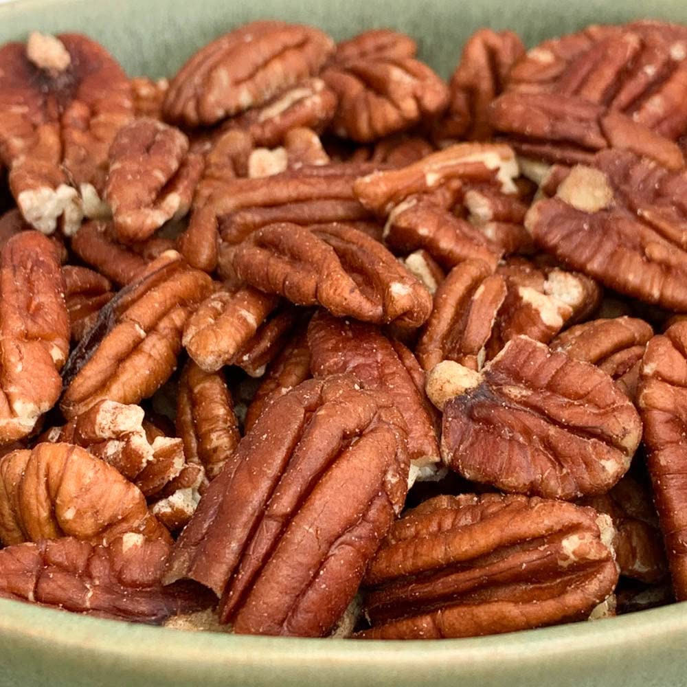 NULTHY 1kg - Nueces Pecanas, Frutos Secos Naturales, Mitades de Nuez Americana, Snack Energético