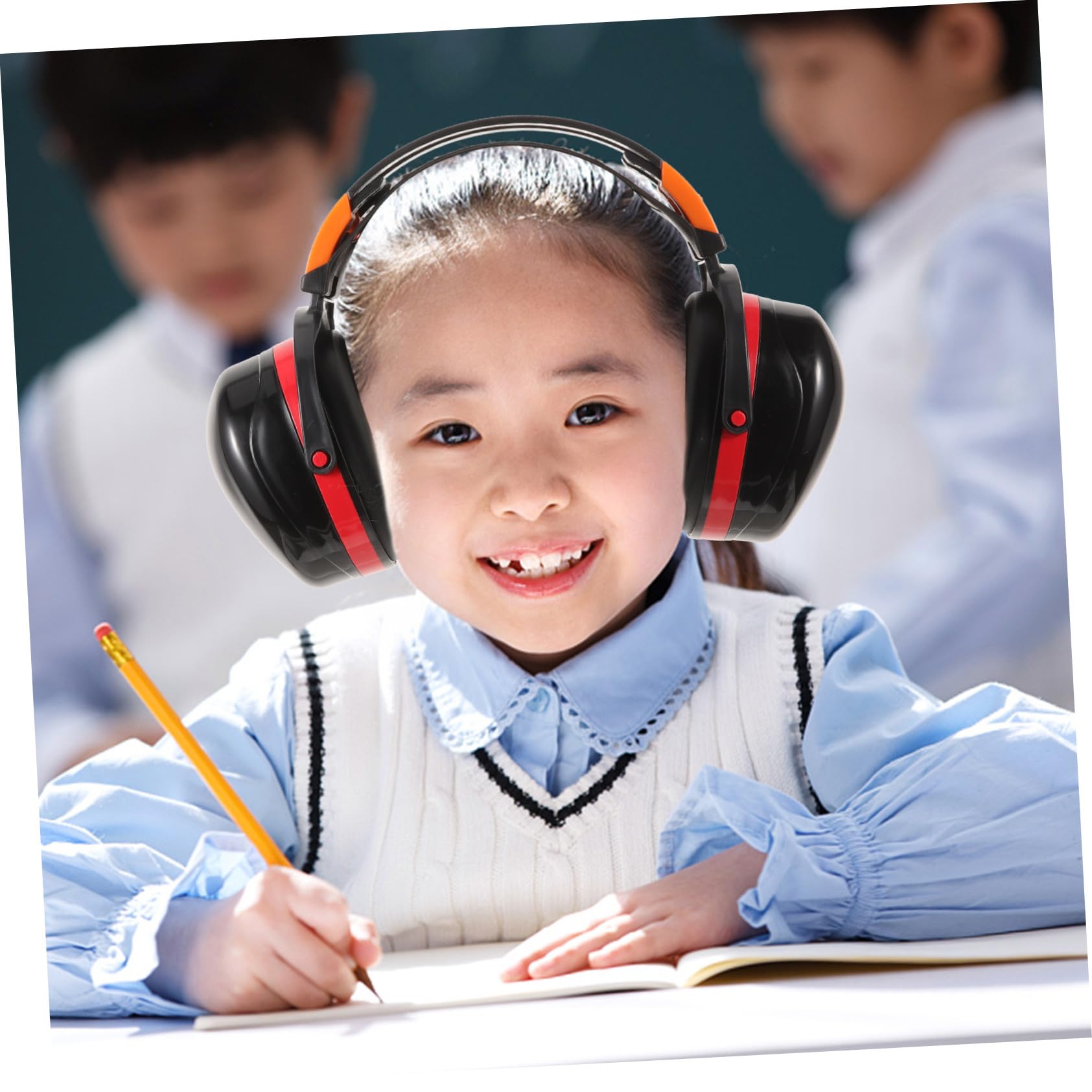 Uonlytech 4stücke Foldable Noise Reduction Earmuffs Für Geräuschdämpfende Kopfhörer Für Lernen Schlaf Und Lärmschutz Leichte Verstellbare Ohrenschützer