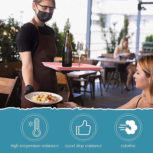 Vista 19 de Sintuff 20 bandejas plásticas de arte coloridas bandejas de almuerzo de comida rápida, manualidades a granel, organizador de servicio sensorial