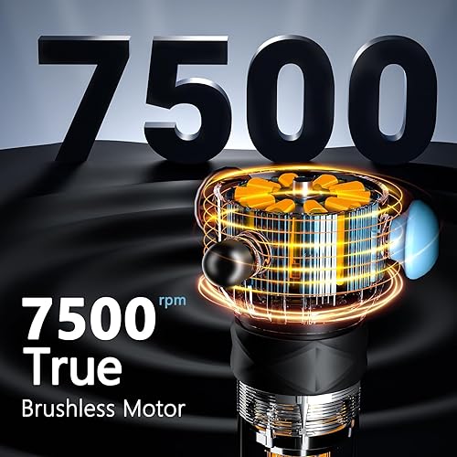 Miniatura 6 de HYAKO Masajeador de terapia Pro R1 - Masajeador de vibración de tejido profundo de mano para aliviar el dolor de cuerpo completo y limitación