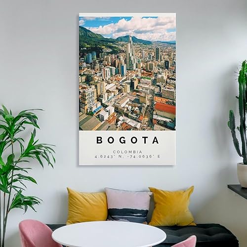 Miniatura 6 de Póster de Bogotá, impresión colorida de Bogotá, arte de pared de Bogotá, decoración de fotos de Bogotá, impresión de viaje de regalo de Bogotá,