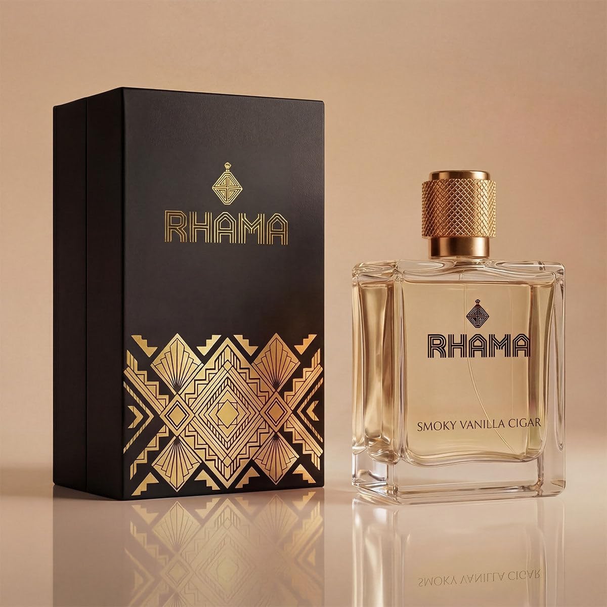RHAMA Smoky Vanilla Cigar Eau de Parfum, 50 ml - Image 1
