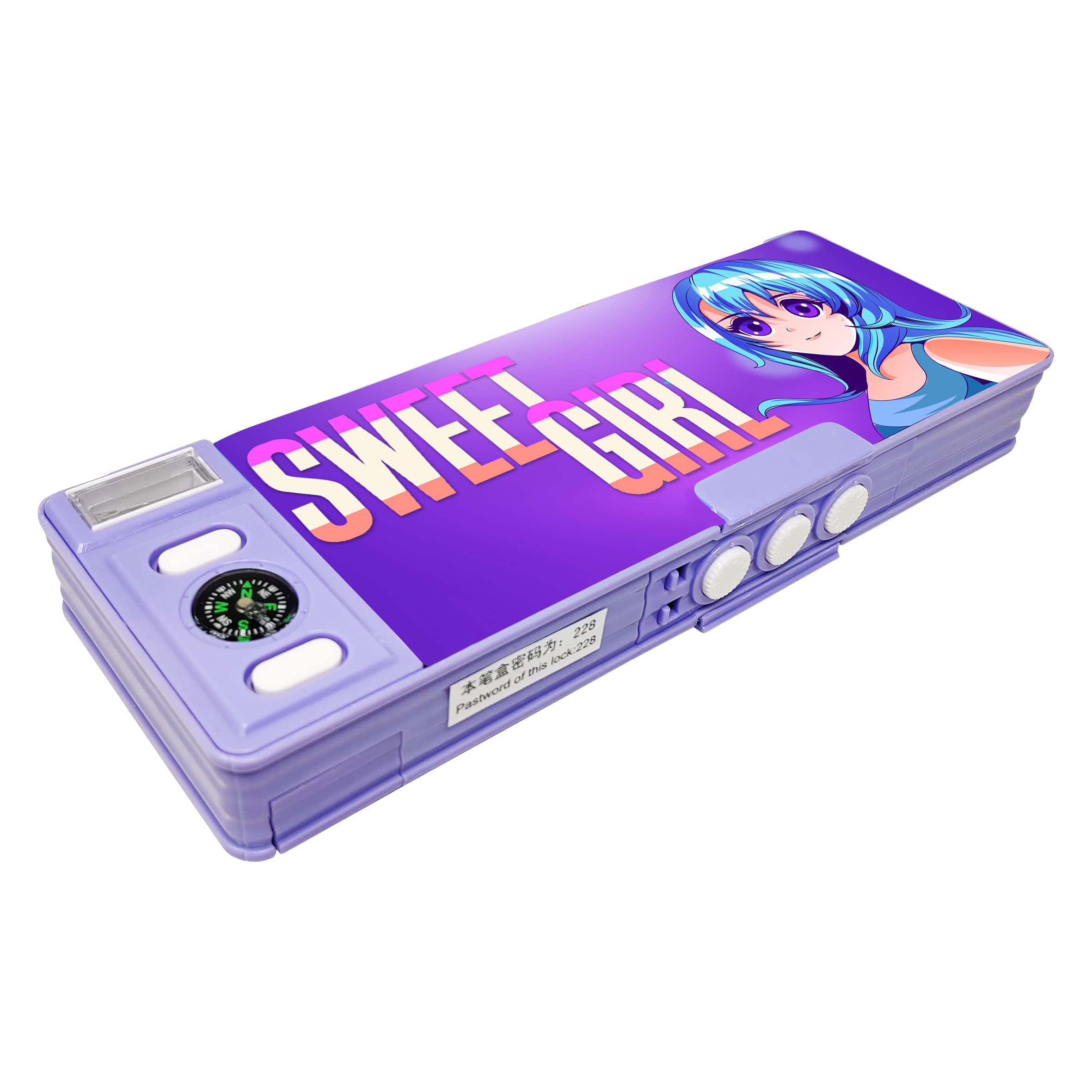 PARTEET®Dual Side Password Protected Multi Purpose Cartoon Printed Pencil Box for Kids (Assorted Character) (B07RLTBPT7) Amazon Price History, Amazon Price Tracker