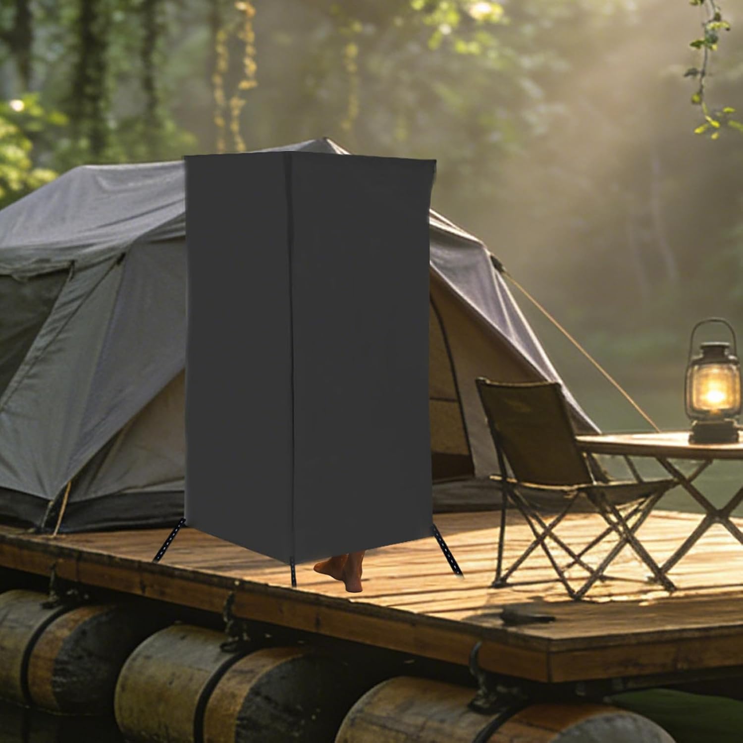 Portable Dressing Room - RV Side Privacy Shelter for Fitting - Hangable Privacy Changing Room - for Outdoor Camping Beach Travel Bathroom Trailer Pontoon Car Truck