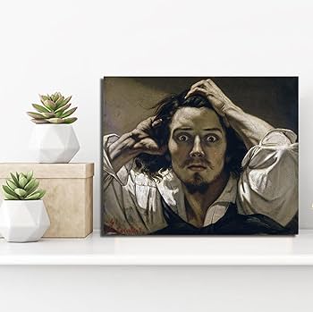 Amazon.co.jp: ギュスターヴクールベによる特大の絶望的な男