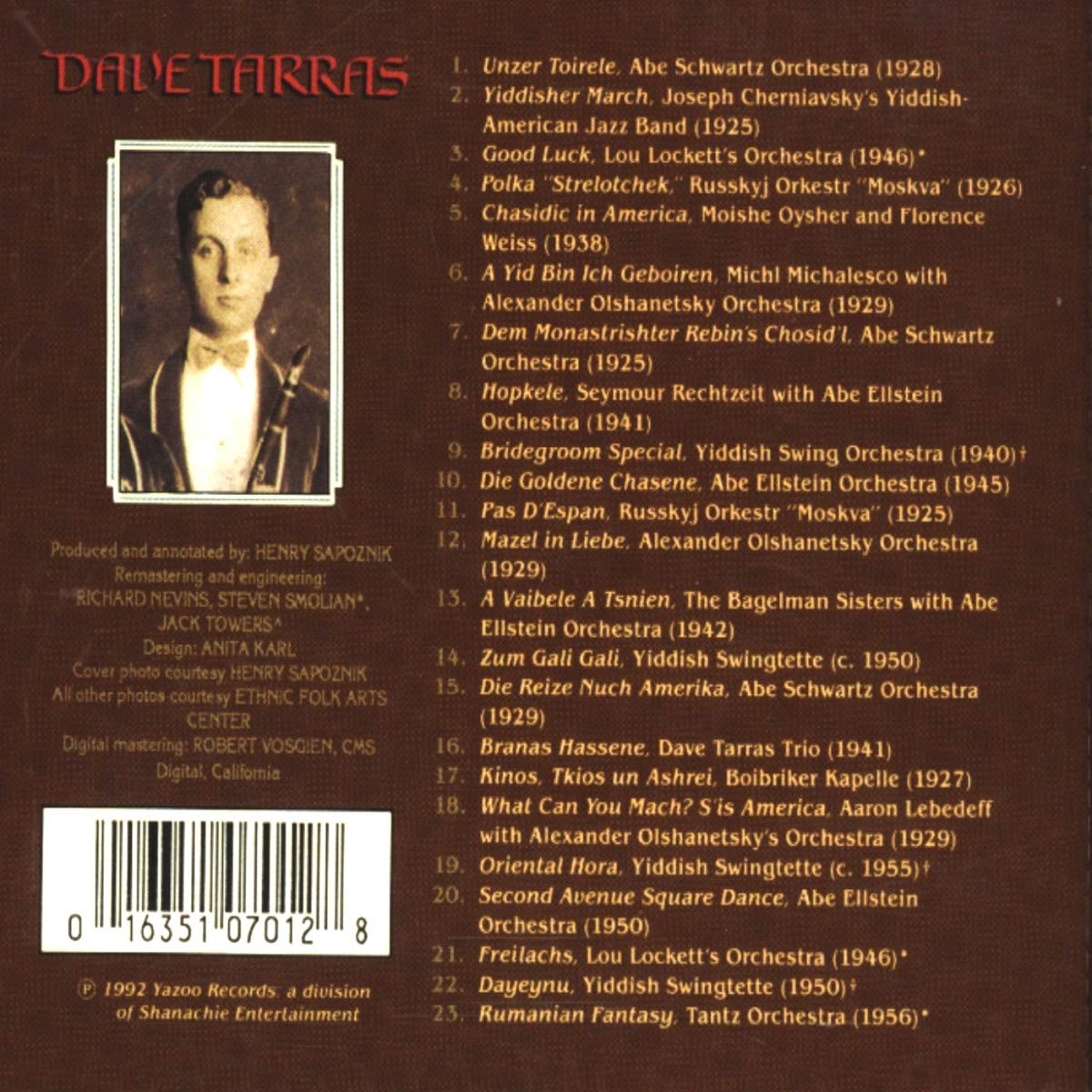 Yiddish-American Klezmer Music
