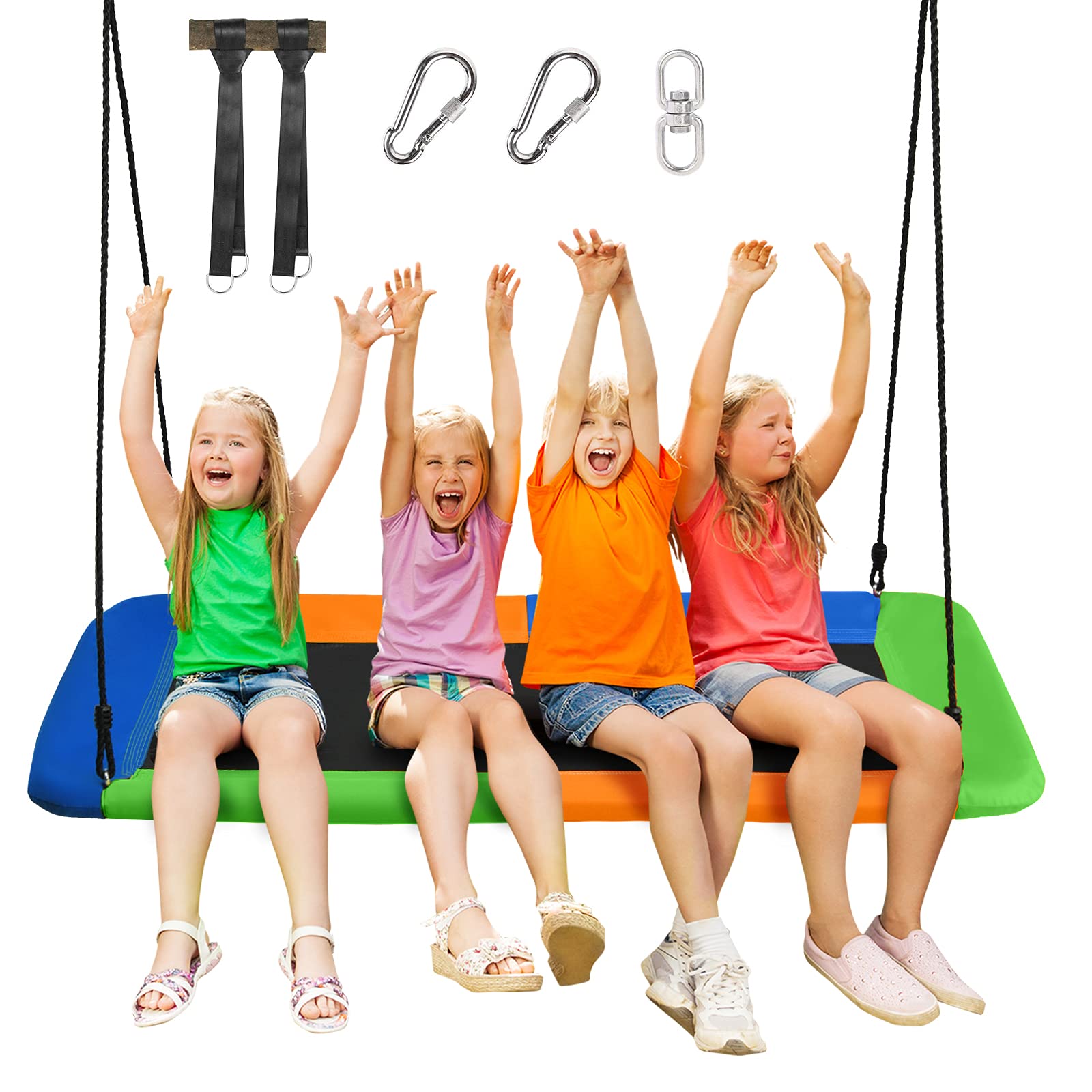 Amazon.com: Costzon 700lb Giant 60'' Platform Tree Swing for Kids