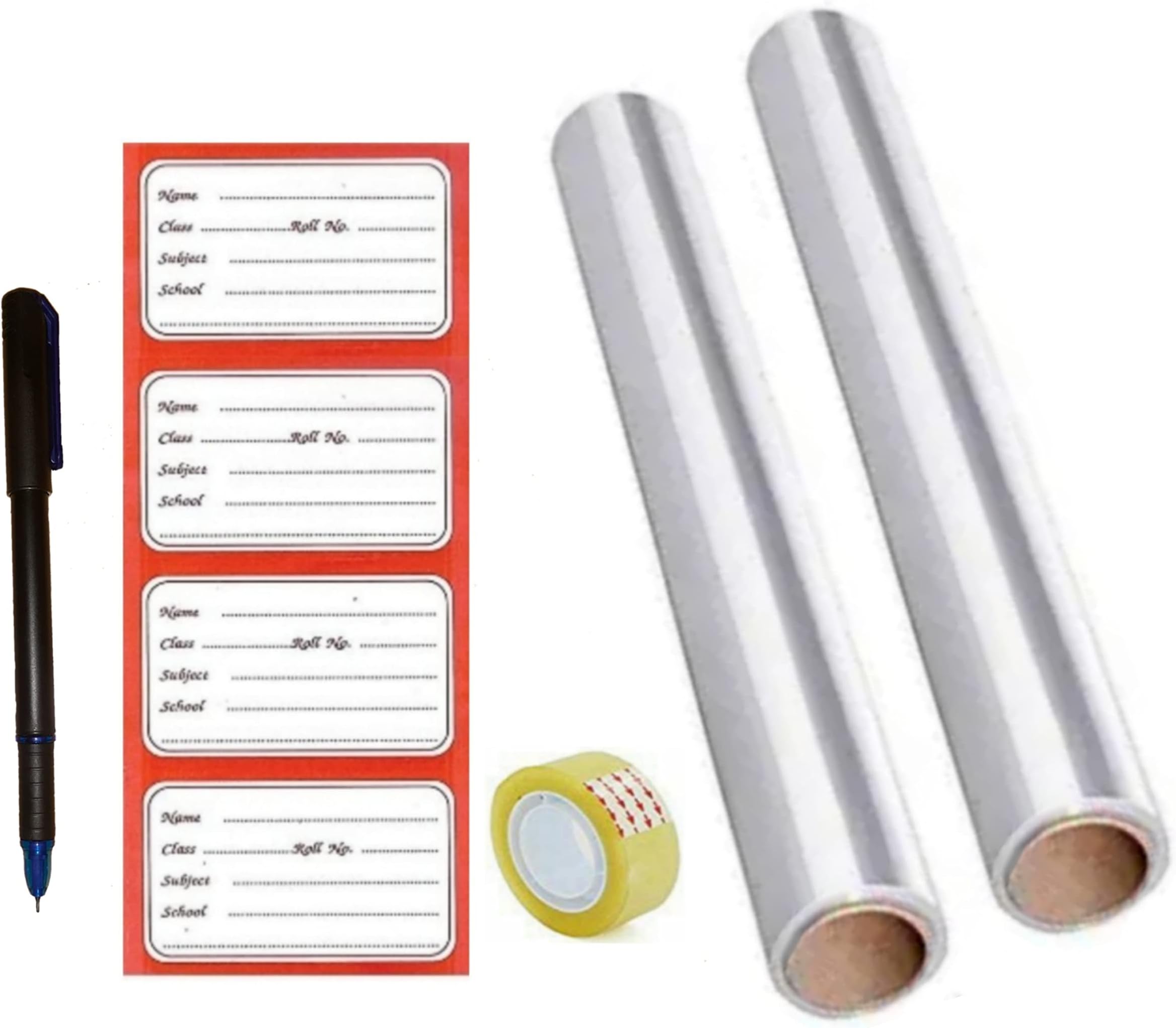 Transparent Cover roll for School Books, 360 x 9 Yards Each - Set of 2