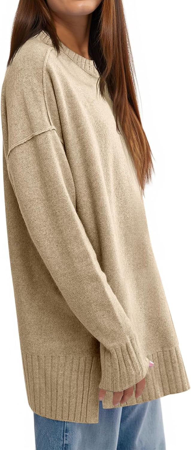 Cicy Bell Womens Oversized Sweaters Casual Long Sleeve Knit Pullover Tops Crewneck Trendy Slouchy Fall Tunic Tops - Image 4