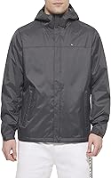 Vista 5 de Tommy Hilfiger Chaqueta impermeable con capucha, transpirable, ligera, para hombre