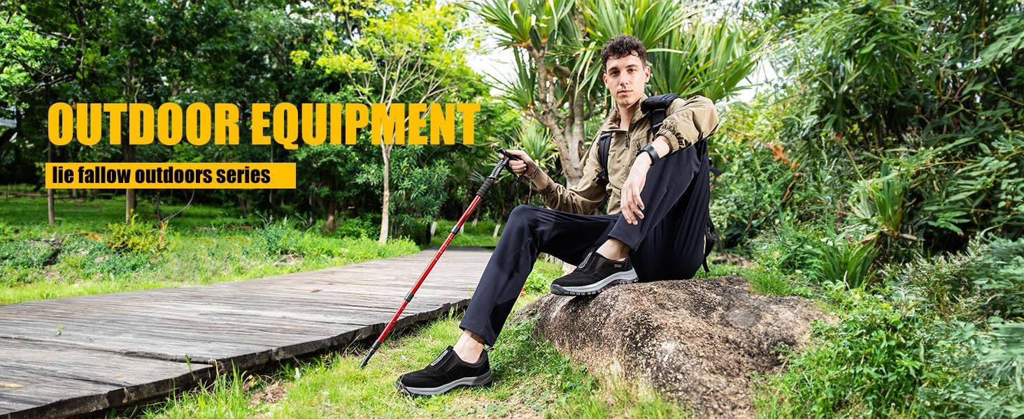 Men's Casual Fashion Waterproof Anti-Slip Lightweight Orthopedic Loafers,Low-top Safety Sneakers Comfortable Walking Boat Shoe,Extended Width Foot Breathable Sneakers - Image 6