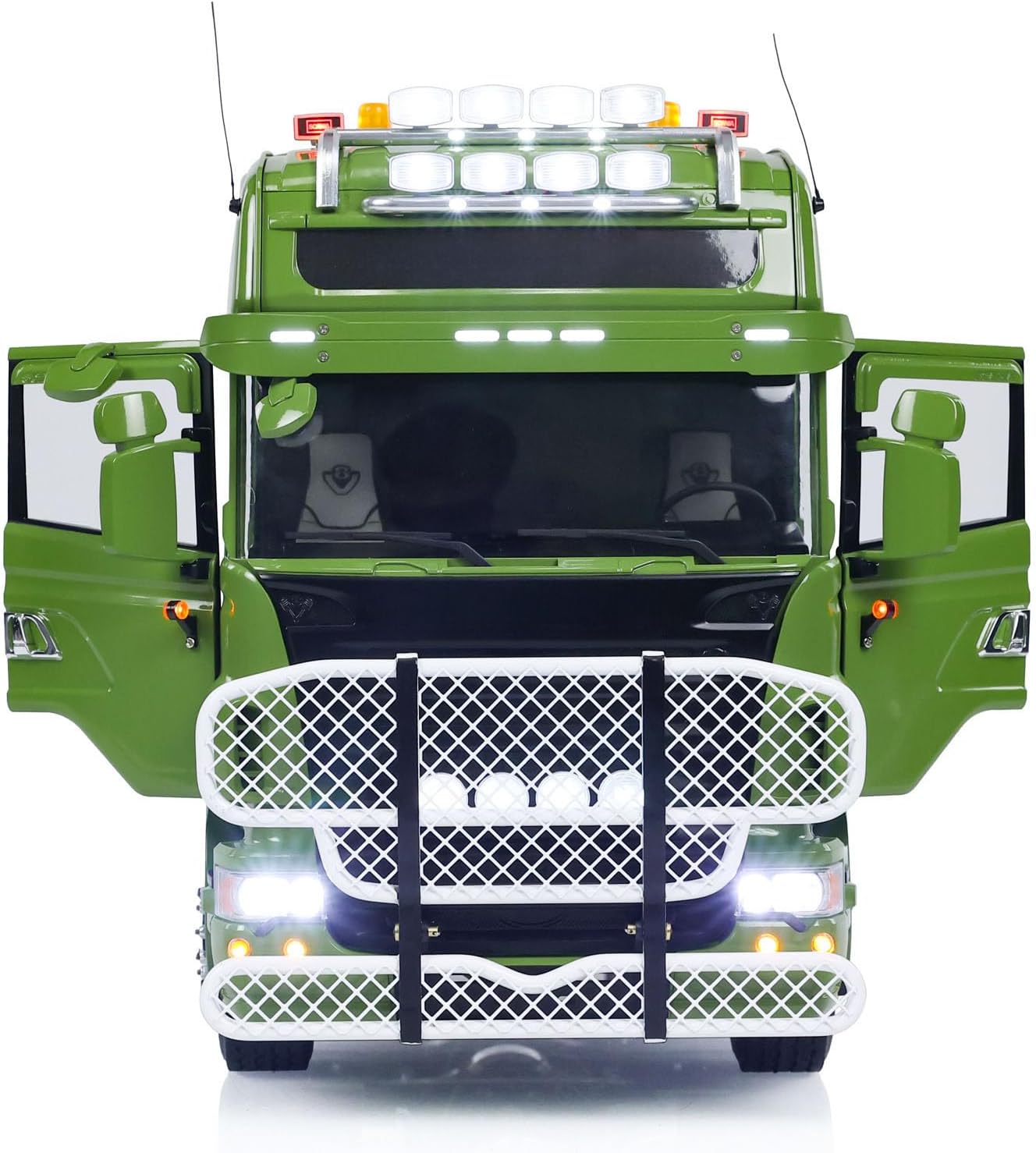 TOUCAN RC HOBBY Lesu Metal Chassis 1/14 8X8 RC Tractor Truck RTR Radio Control Car Smoke Unit