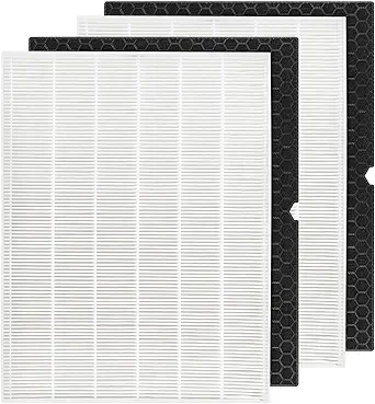 HEPA and Activated Carbon Filter Replacement Pack for Winix 5500-2 and AM80 Air Purifiers