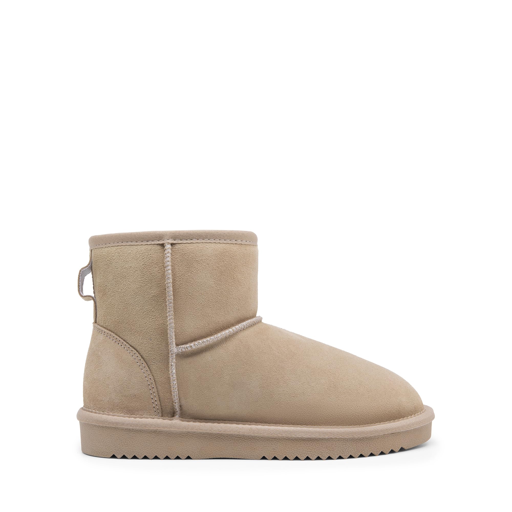 DREAM PAIRS Stivali da Neve da Donna in Vera Pelle, Resistenti Antiscivolo Comodi Caldi Stivaletti Invernali Alla Caviglia FuzzyClassic