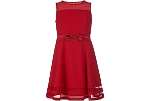 Girls' Delightful Christmas Dress: Festive Glamour with Comfort
