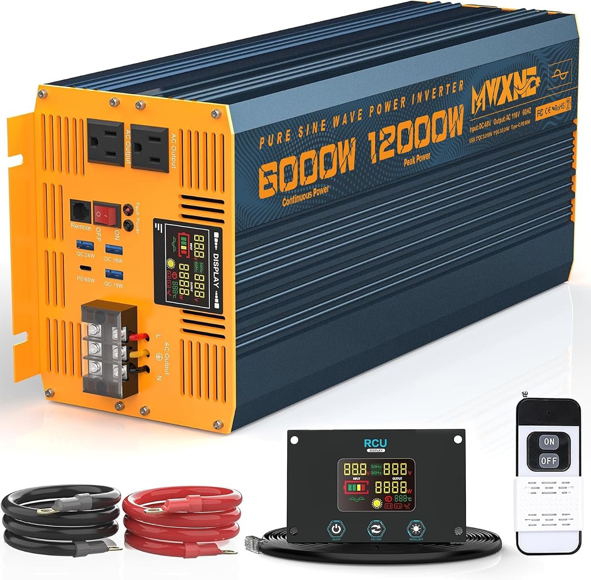 6000 Watt Power Inverter Pure Sine Wave