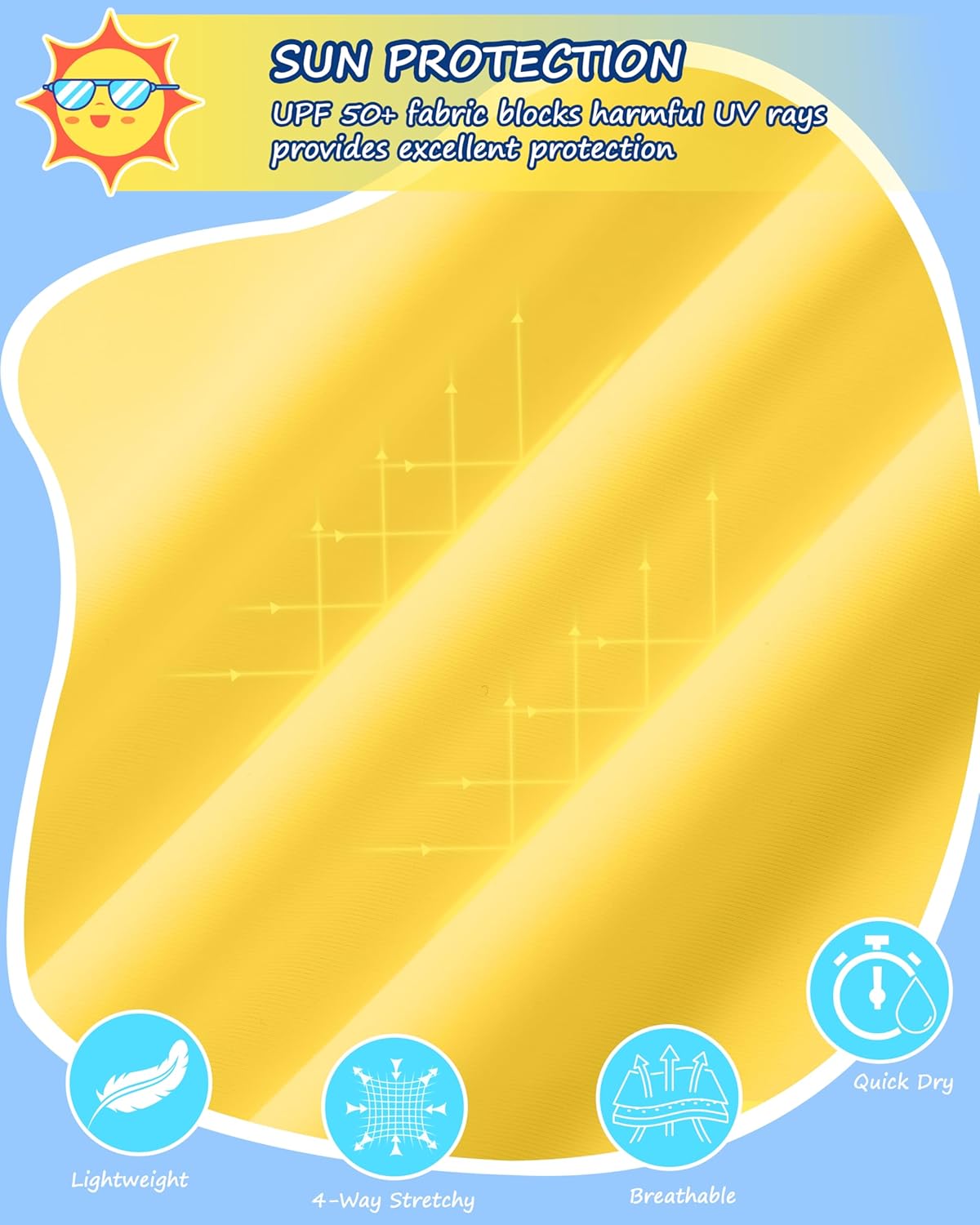 Toddler Boys Swim Shirt Long Sleeve Rash Guard UPF 50+ Sun Protection Shirts for Baby Kids Quick Dry - Image 5