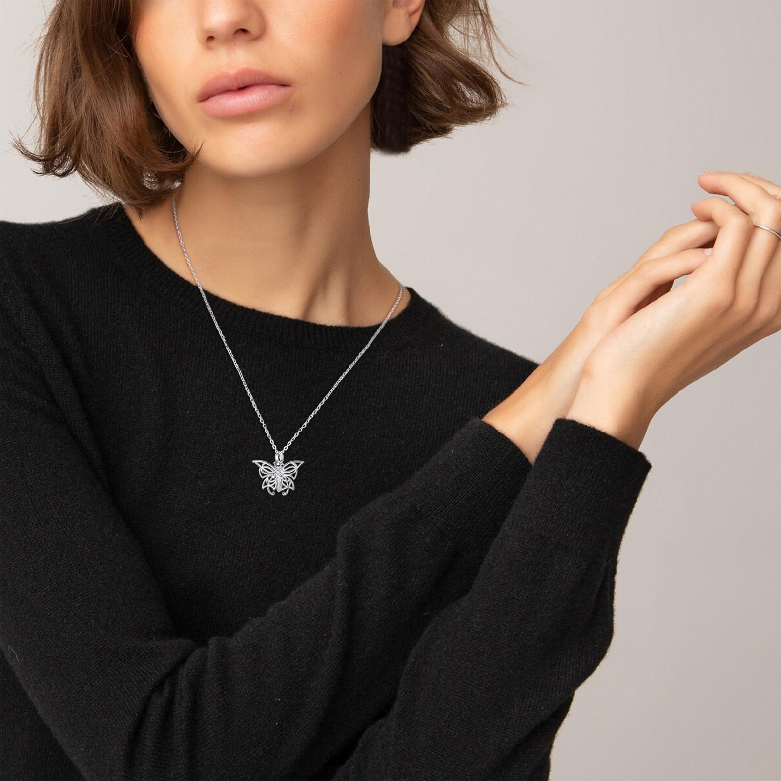 KINGWHYTE Ashes Jewellery Urn Necklace for Ashes Sterling Silver Paw Print Heart Ashes Memorial Necklace for Mum Dad Women Men with Free Engraving