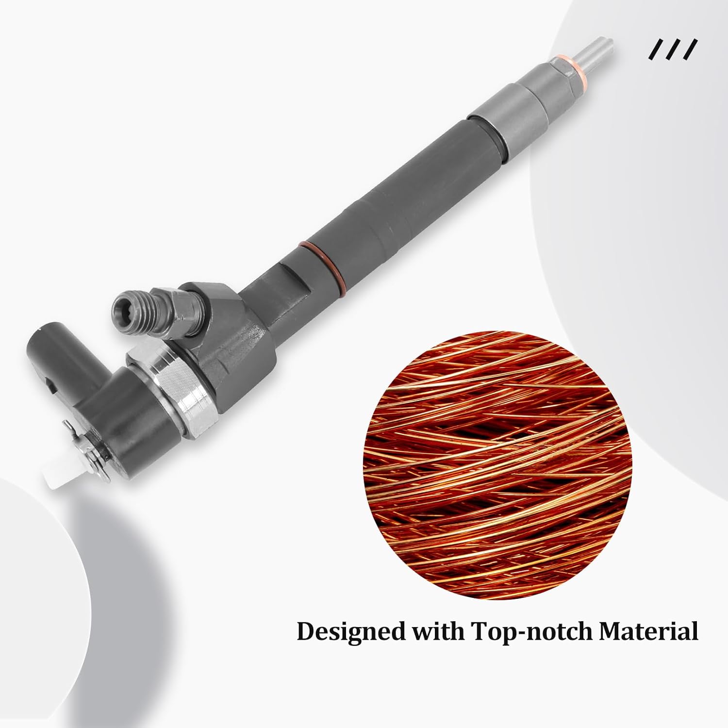 Dokili Diesel Fuel Injector Compatible with Mercedes Dodge Freightliner Sprinter 2500 3500 OM647 2.7L Replace# 0445110162 6470700187 68001837AA