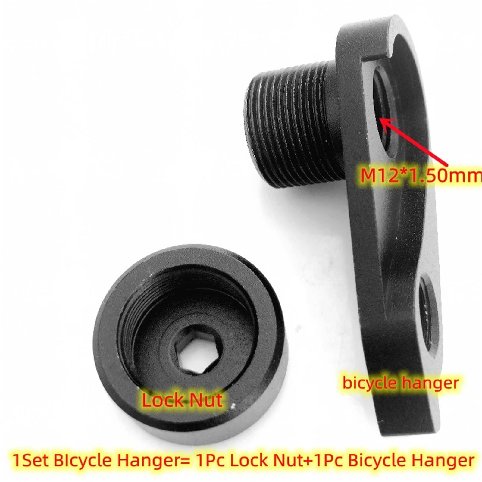 Patilla de Cambio Trasera for Bicicleta de Carbono de Grava Rockrider, BTWIN Am Syntace XC 50 E-St 900 RT 520 XC100 XC500, con Puntera de Mecanismo patilla de Cambio