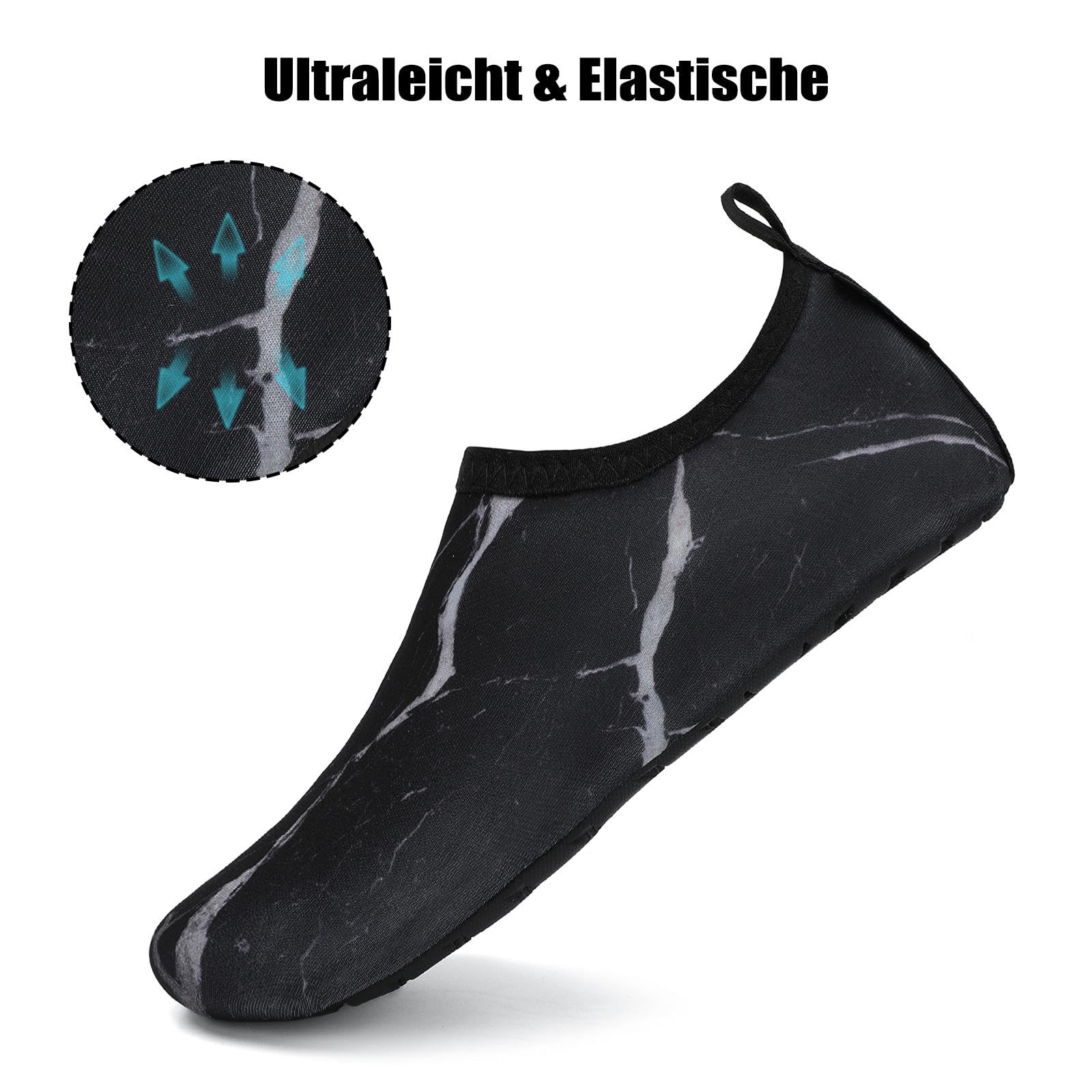 SAGUARO Scarpe da Scoglio Uomo Donna Scarpette Scoglio Leggere Scarpe Mare Asciugatura Rapida Scarpette Mare Scarpe Spiaggia Antiscivolo Scarpe per Acqua Immersione Surf, Gr.36-47 EU