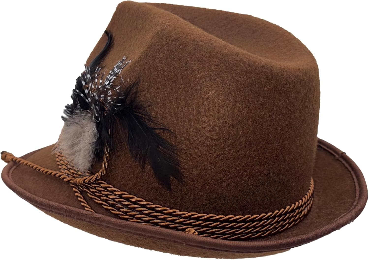 Nicky Bigs Novelties Deluxe Oktoberfest Alpine Hat Adults German Tyrolean Fedora Bavarian Yodeler Costume Adjustable Size - Image 6