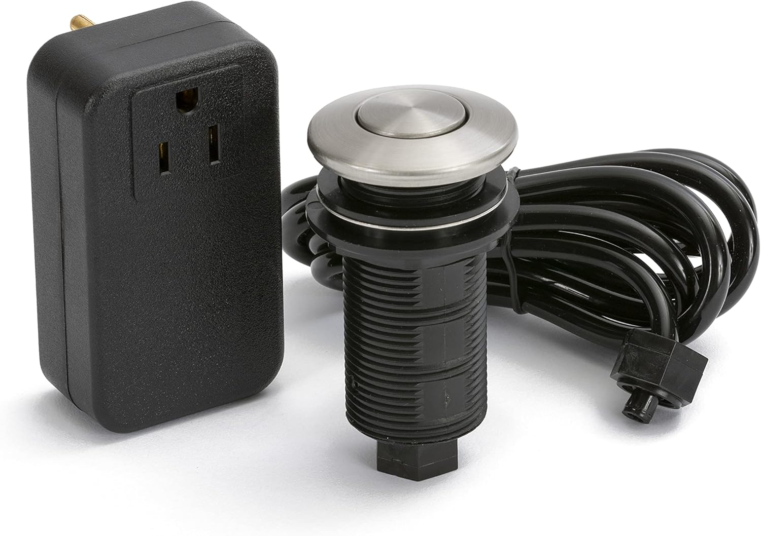 Lew Electric Push Button Garbage Disposal Air Switch and Controller (Champagne Bronze)