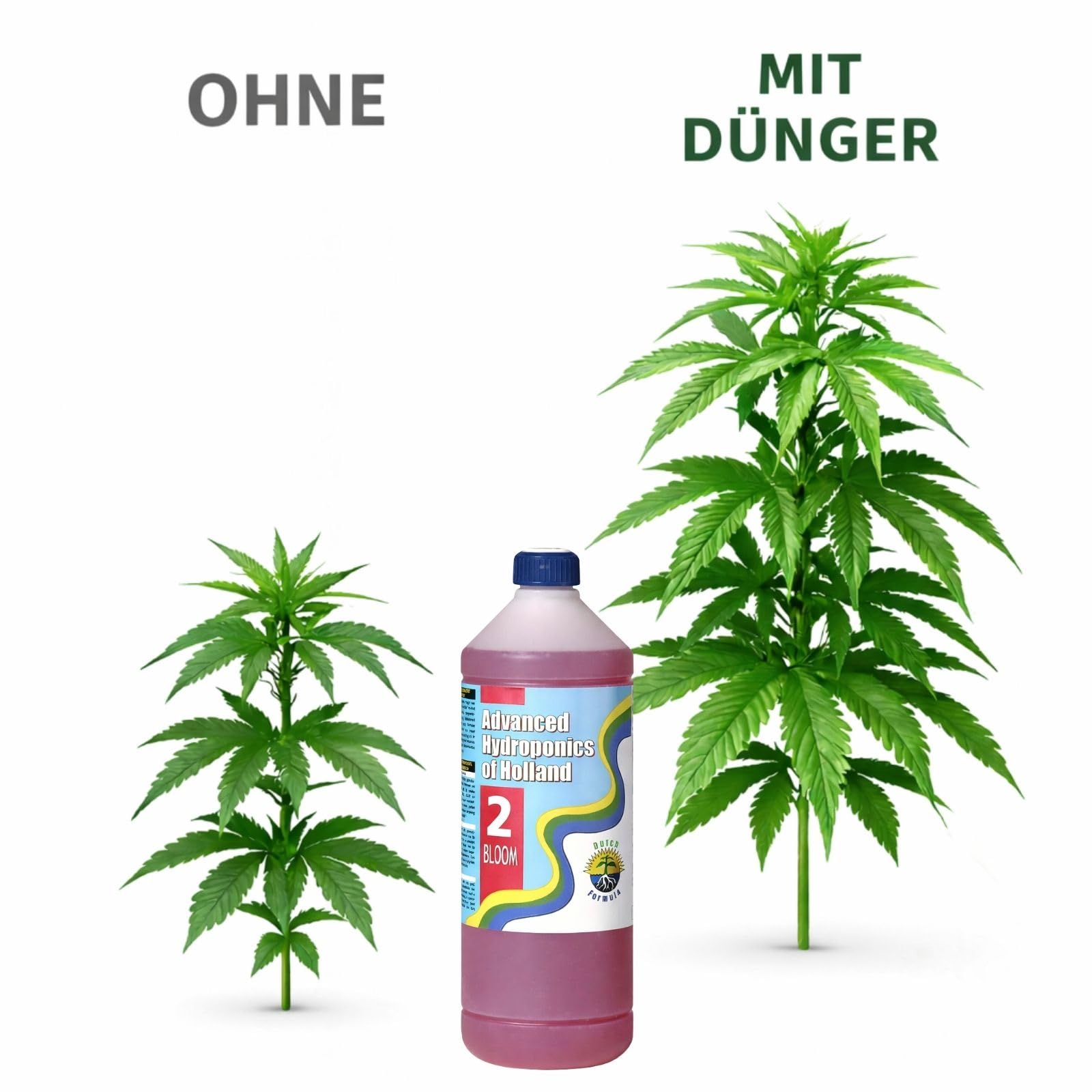 Weedness Advanced Hydroponics Bloom 5 Liter - Blütephase Grow Anbau Indoor Dünger Bio Tomaten Dünger Gurken Flüssigdünger Organischer Dünger