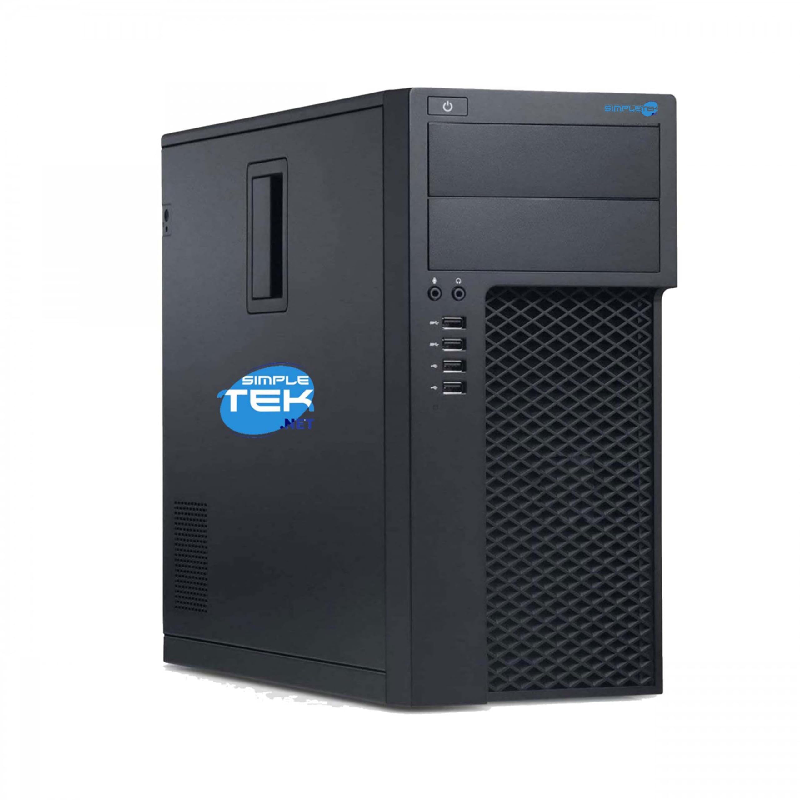 SIMPLETEK- Computer Fisso Workstation 32GB 480GB SSD | Windows 11 Professional | VGA + 2 x DisplayPort + Porta Seriale RS232 DVD-ROM (Ricondizionato)