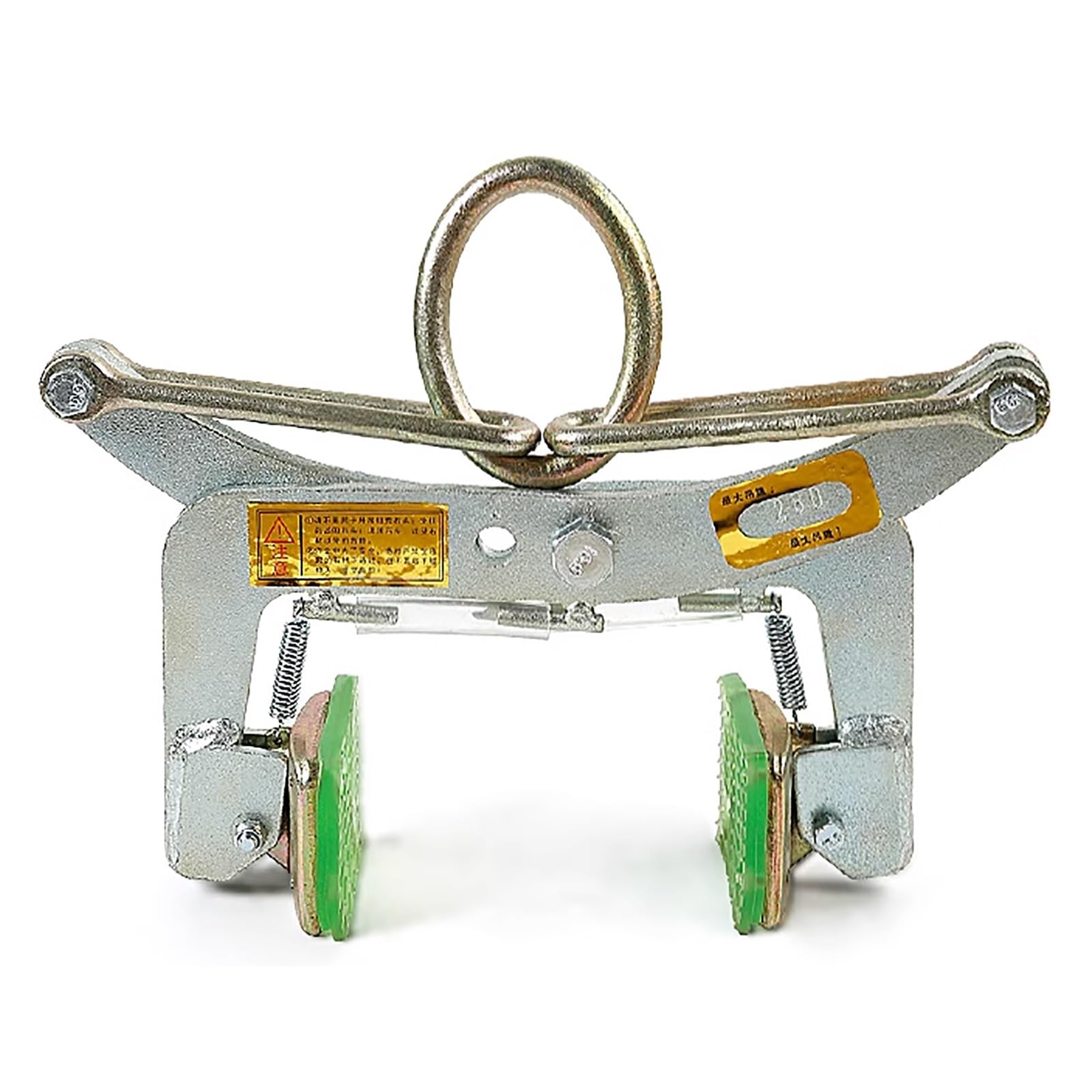 YushenFu Vertical Granite Slab Lifting Clamp With Anti-slip Rubber Jaws, Alloy Steel Stone Lifting Clamp Heavy Duty Lifting Fixture, For Lifting And Transportation(Size:6inch)