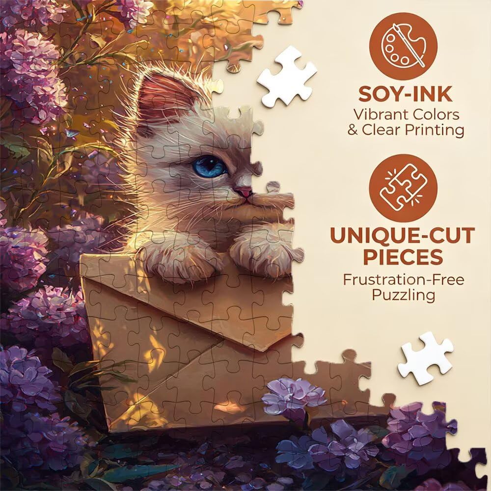 sobre De Gato Puzzle 2000 Piezas, Rompecabezas Adultos Puzzle, Desafiante Puzzles de Decoración Juego de, Entretenimiento Juego Educativo para Toda la Familia, para Regalo Decoración DX0YL7-651