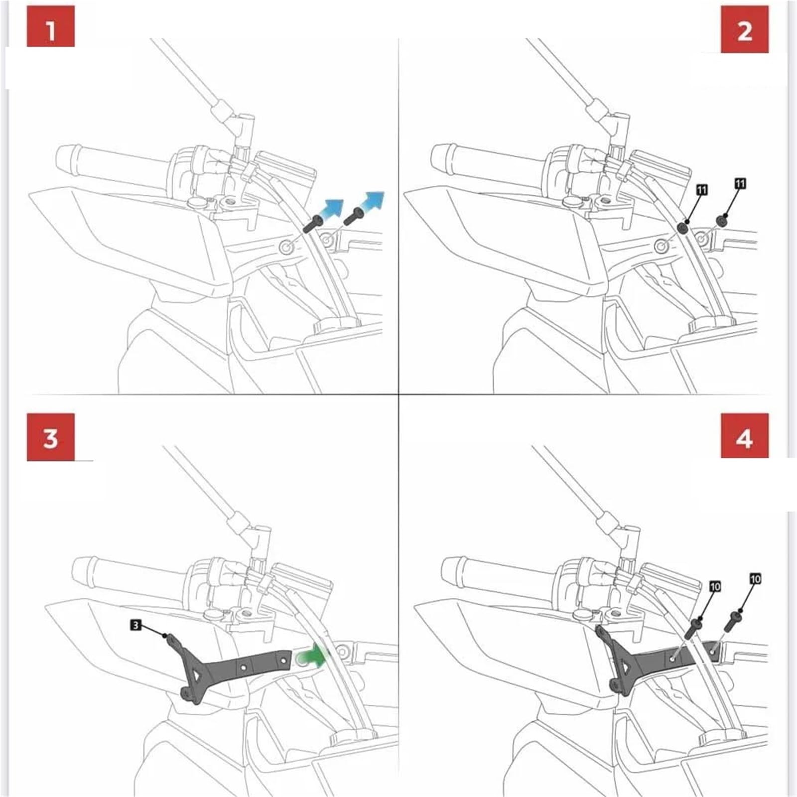 Paramani Per Moto, Paramani Per Manubrio, Protezione Parabrezza Per Yamaha TRACER700, Tracer 700, Tracer 7 GT 2020-2021 Protezione Per Le Mani Della Moto(Fumo)