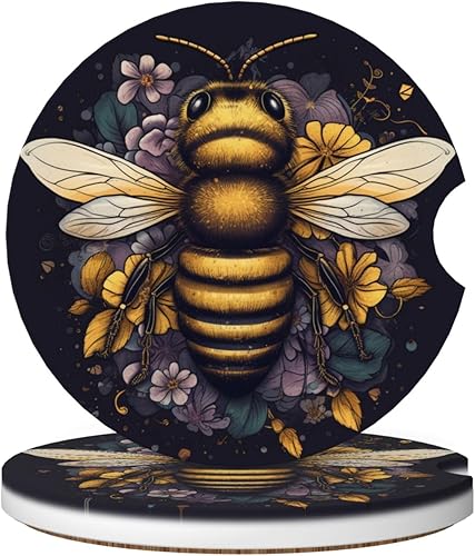 Miniatura 18 de Portavasos para automóvil, 2 unidades, posavasos para automóvil, para verano, para gato, absorbente, para decoración de automóvil, accesorios para