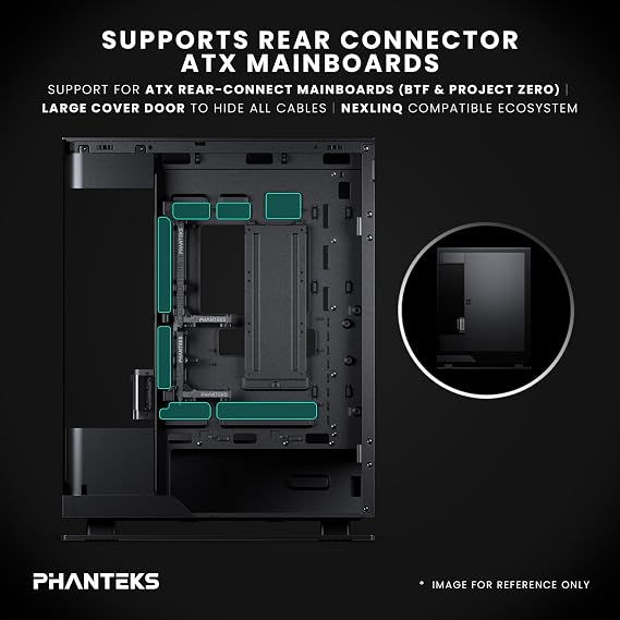 Phanteks Evolv X2 Matrix Mid Tower ATX Gaming Chassis with 900 LED Matrix Display, Fabric Interior Panel, Vertical Cooling System, Tempered Glass, Integrated D-RGB Lighting