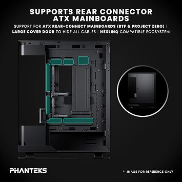 Phanteks Evolv X2 Matrix Mid Tower ATX Gaming Chassis with 900 LED Matrix Display, Fabric Interior Panel, Vertical Cooling System, Tempered Glass, Integrated D-RGB Lighting