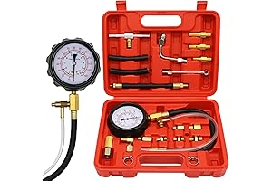 0-140PSI Fuel Injector Injection Pump Pressure Tester Kit: Universal Car Fuel Pump Tester
