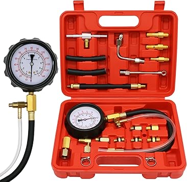 0-140PSI Fuel Injector Injection Pump Pressure Tester, Fuel Pressure Tester