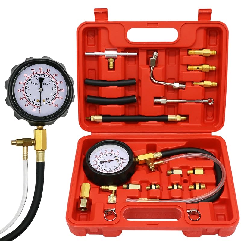 Kit Testador de Pressão de Combustível 0–140 PSI para Motores a Gasolina XiTuanYuan XTY-Fuel-Injection