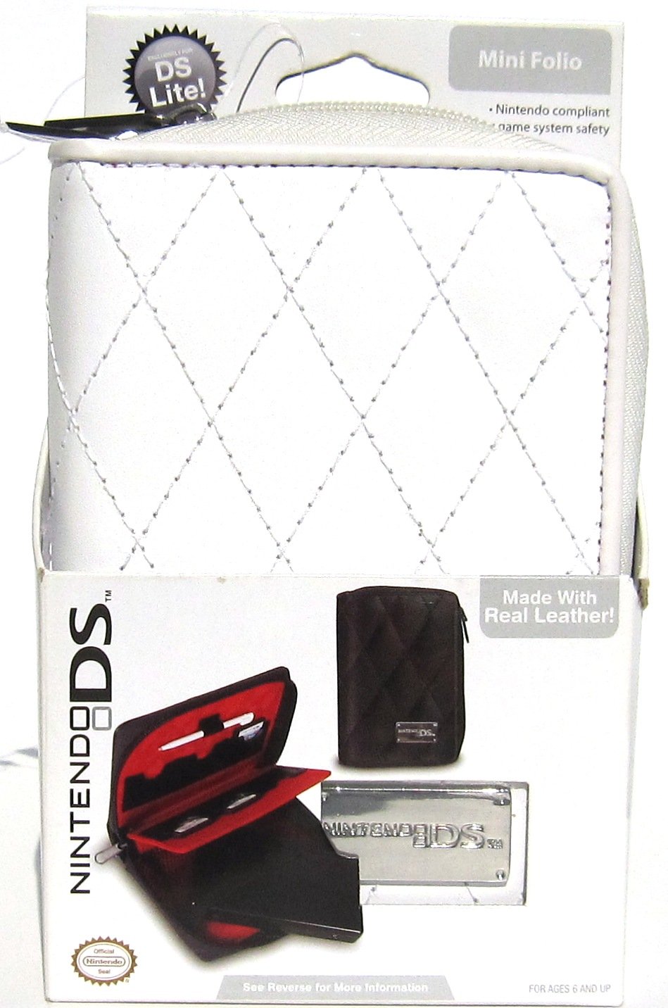 Nintendo DS Lite Quilted Folio - White