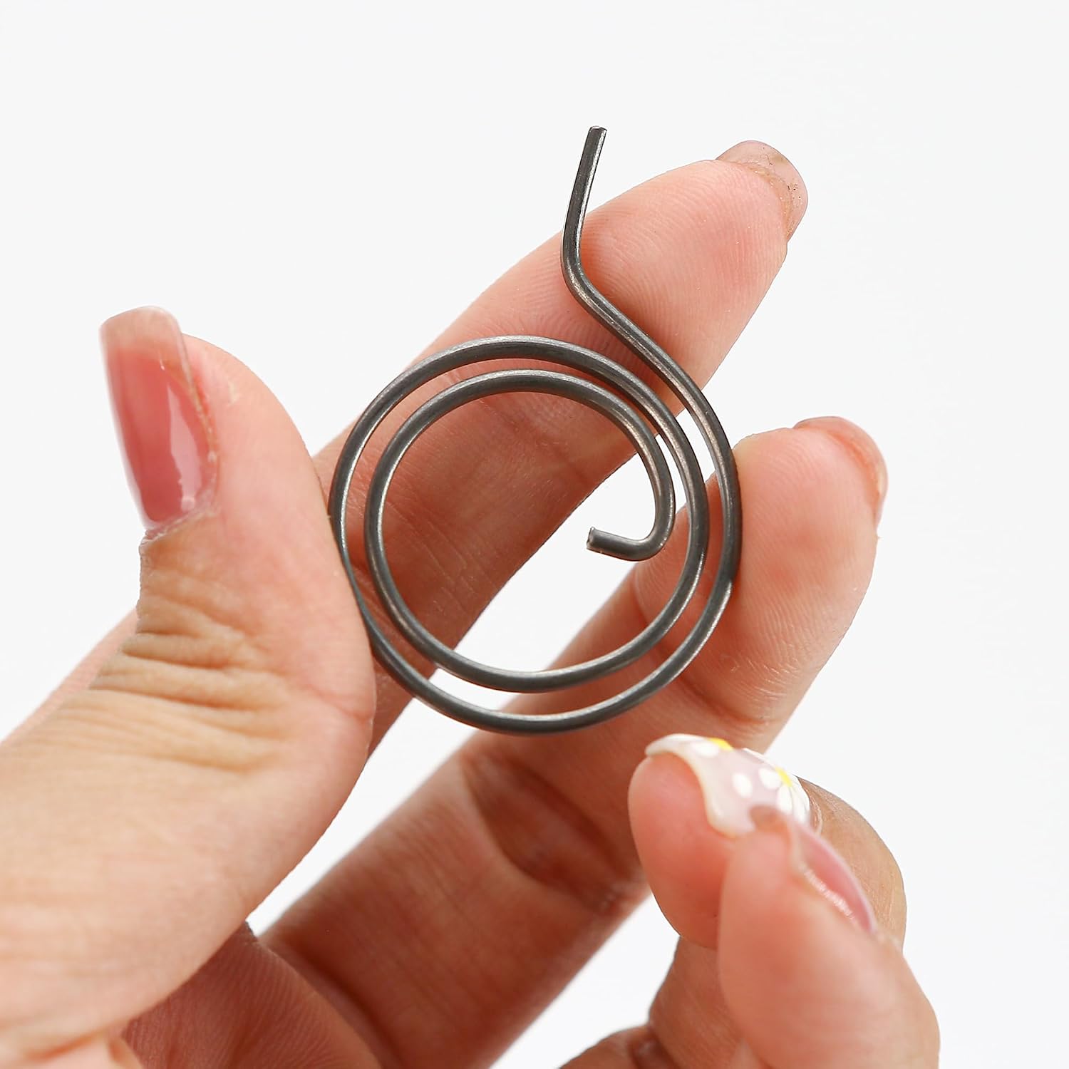 8Pcs Torsion Return Spring Replacement 28.5mm x 42mm x 20mm for Emtek Handle for Flylock Door Handles Spiral Torsion Flat Coil Spring Internal Repair Hardware Parts image 4