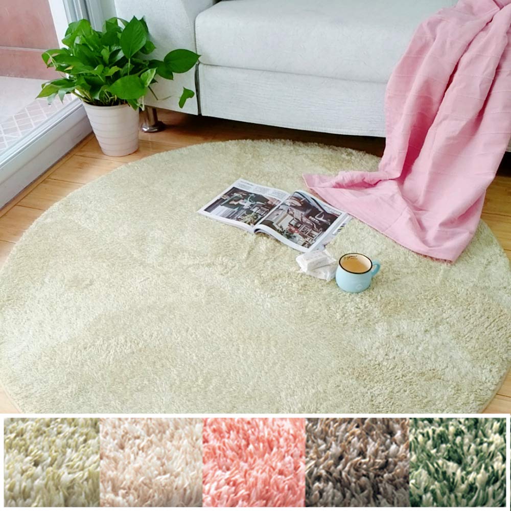 Tapis Rond Interieur Chambre À Coucher Salon Paillasson D'Entrée