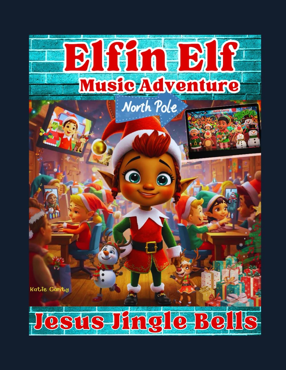 Elfin Elf Adventure Jesus Jingle Bells Christmas Song (children's books holidays and celebrations Christmas)