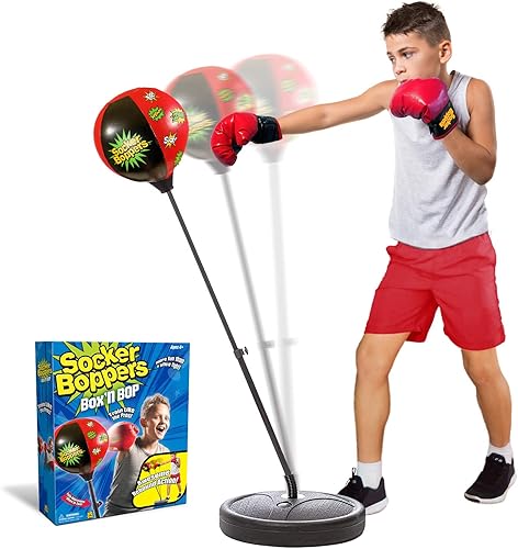Socker Boppers 92286 - Saco de boxeo con soporte y guantes para niños